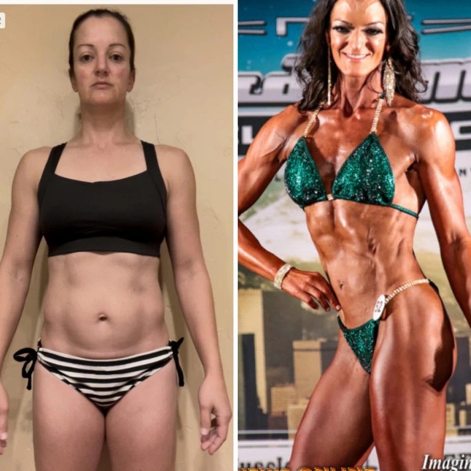 Woman posing before & after21