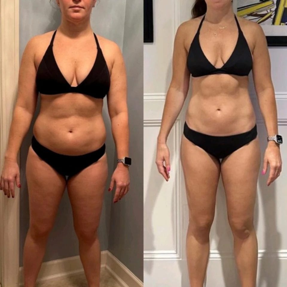 Woman posing before & after41