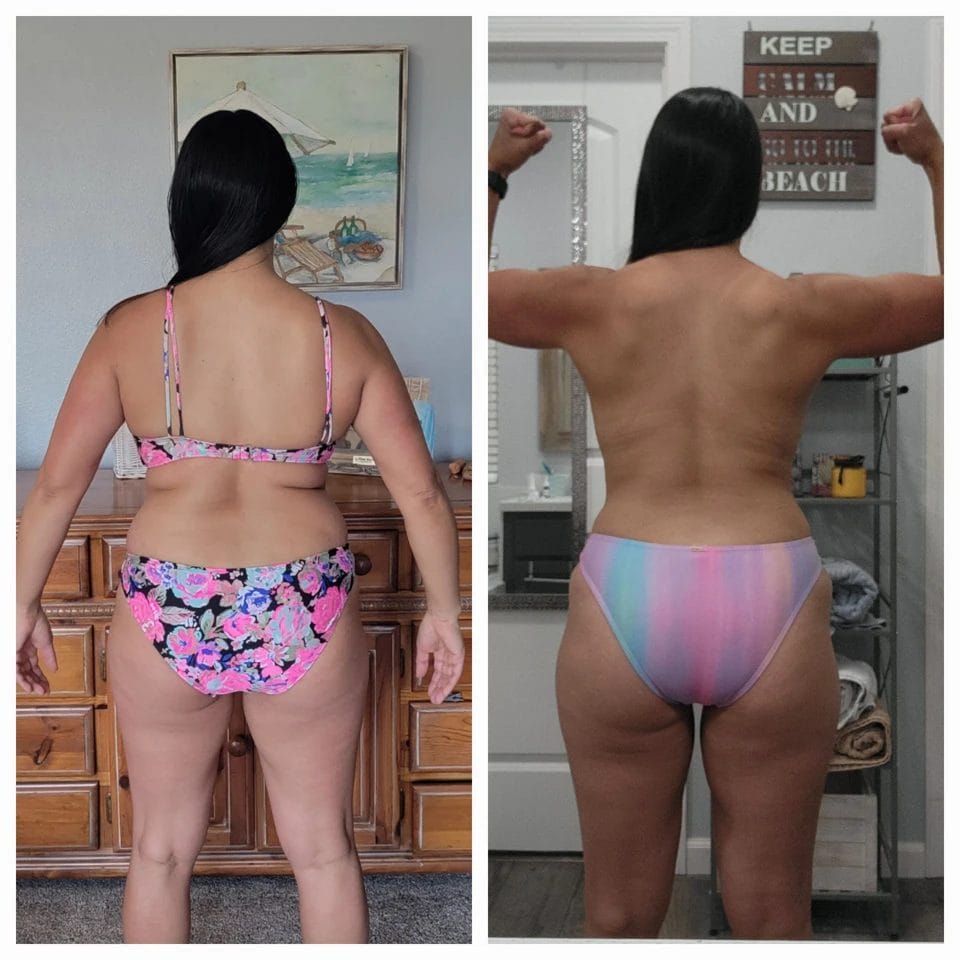 Woman posing before & after47
