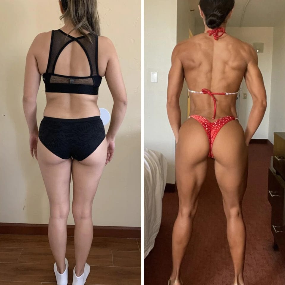 Woman posing before & after51
